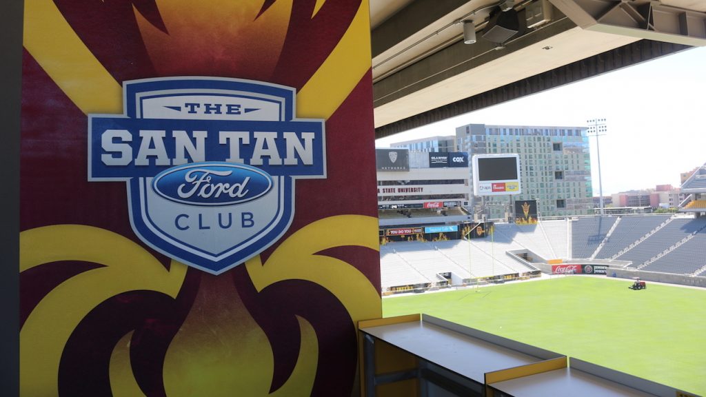 San Tan Ford Club Caps Off Sun Devil Stadium Renovations