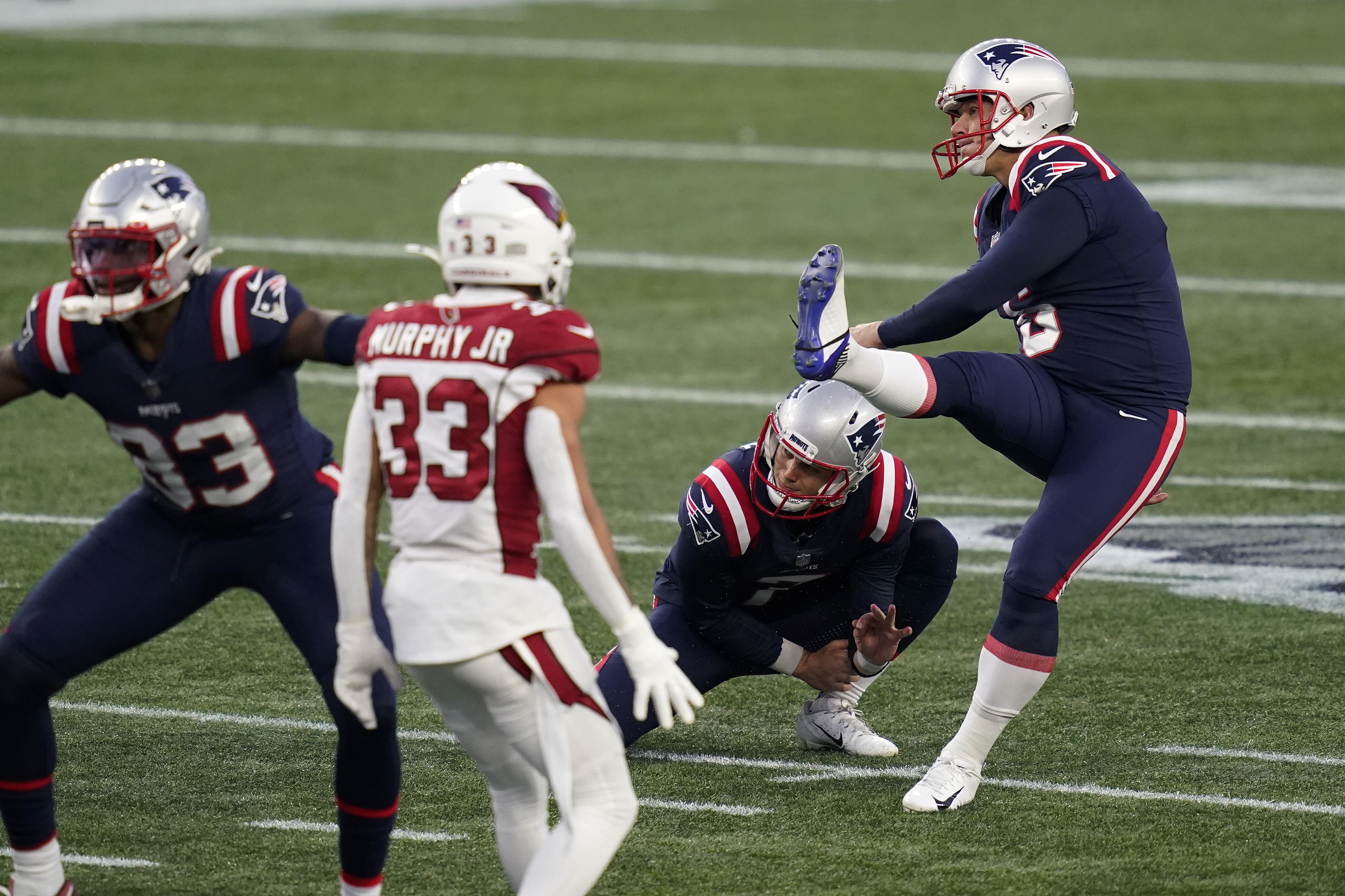Missed Field Goal Dooms Cardinals at New England