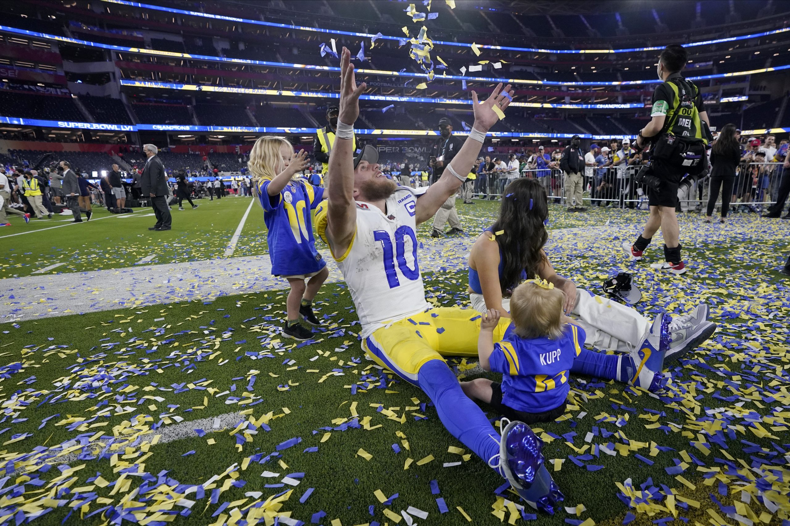 cooper kupp super bowl trophy