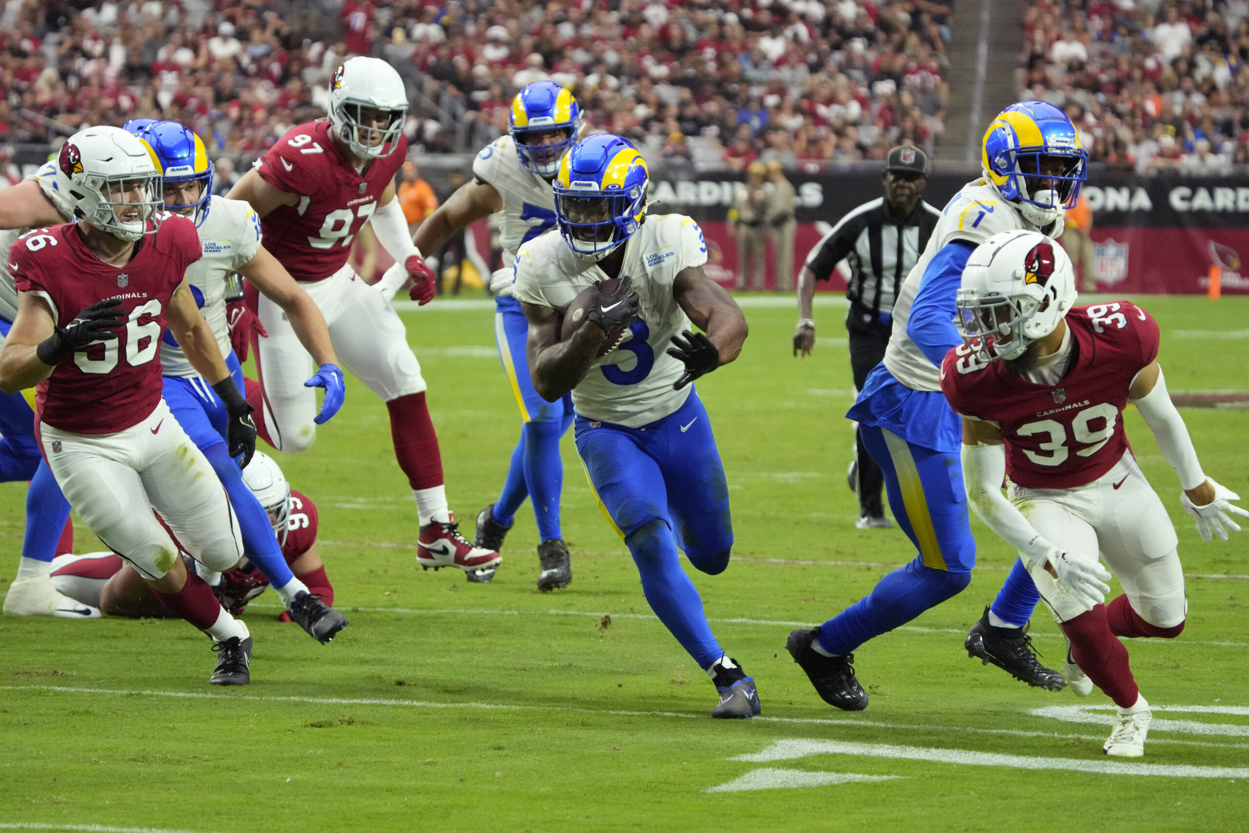 Cardinals have another slow start as they fall to 1-2 following 20-12 home  loss to the Los Angeles Rams