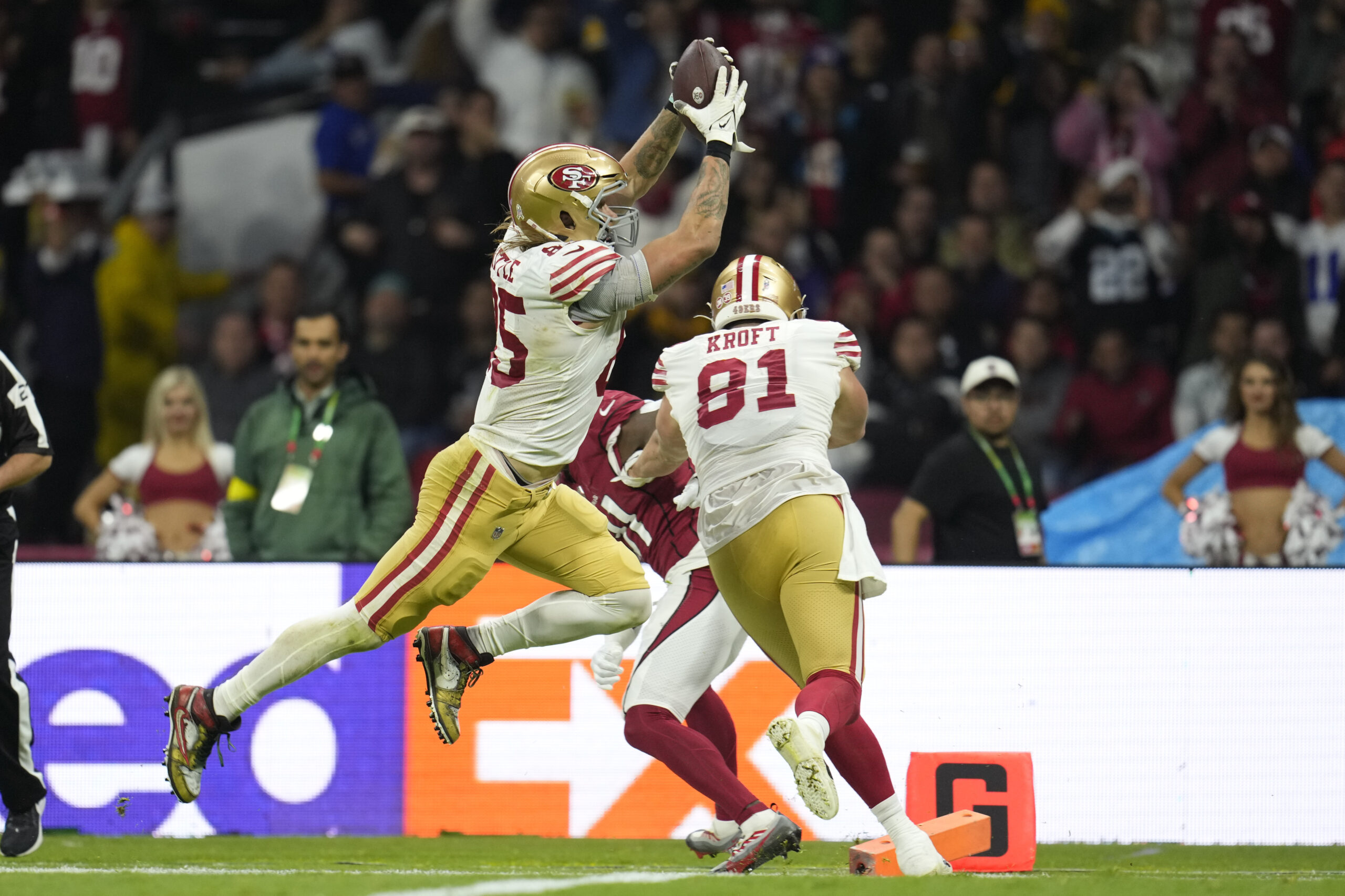 Arizona Cardinals blown out 38-10 in loss to San Francisco 49ers in Mexico  City