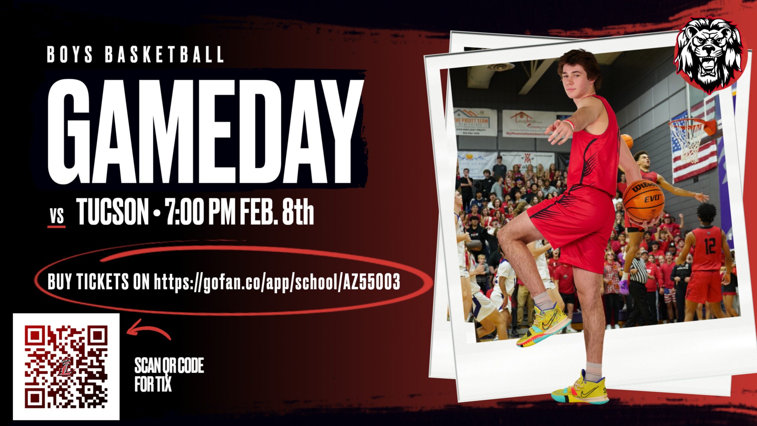 LIVE 7PM 25 Tucson vs. 8 Liberty Open Division Basketball Playoffs