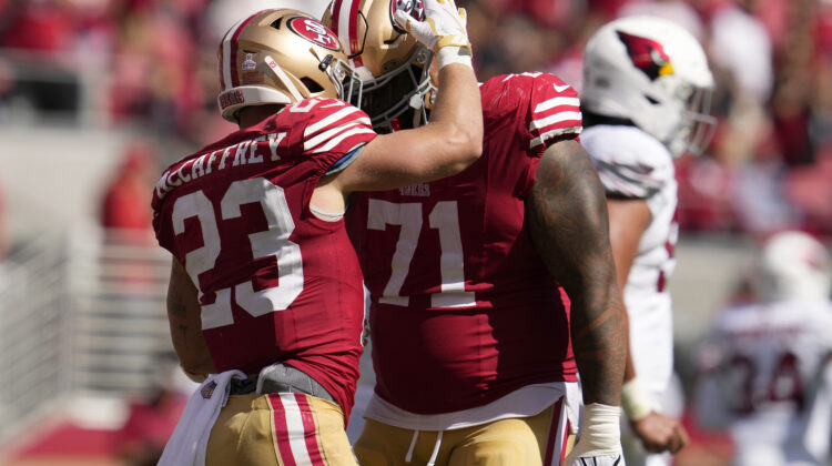 McCaffery, 49ers cruise past Cardinals